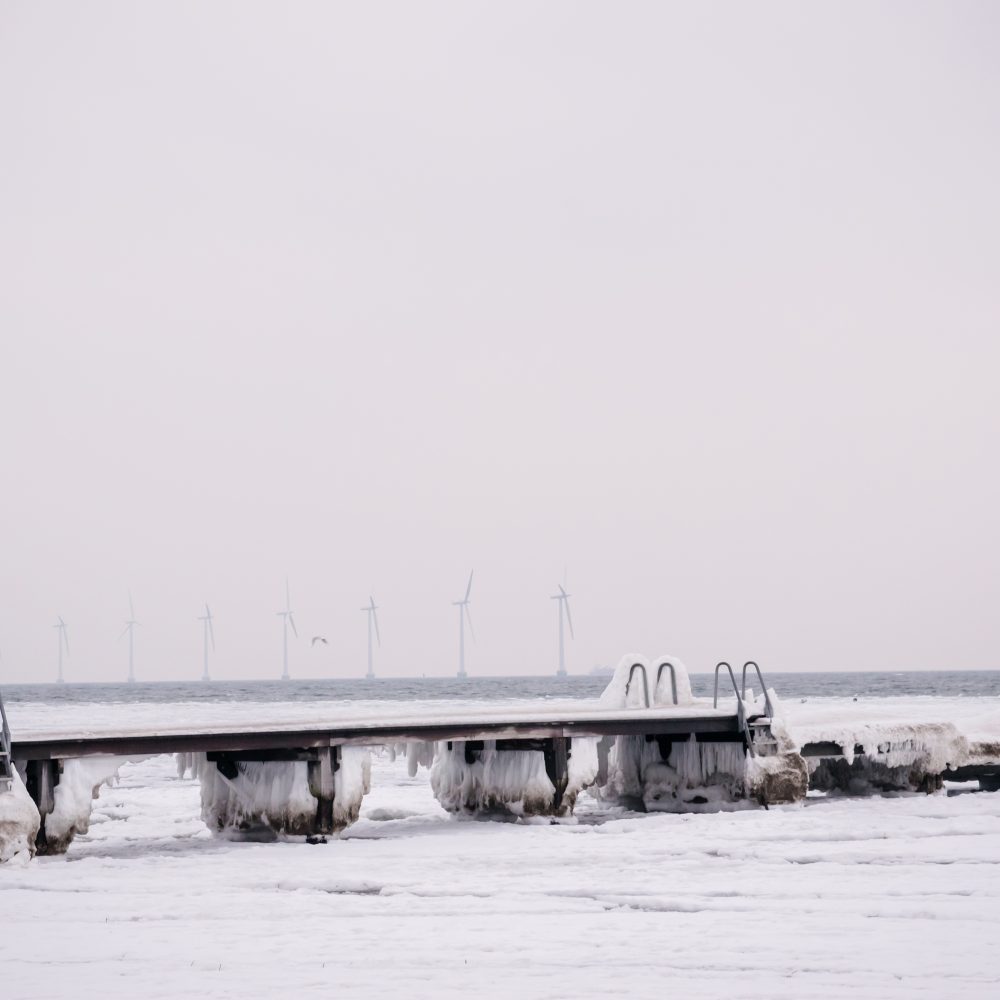 Amager Strand in winter