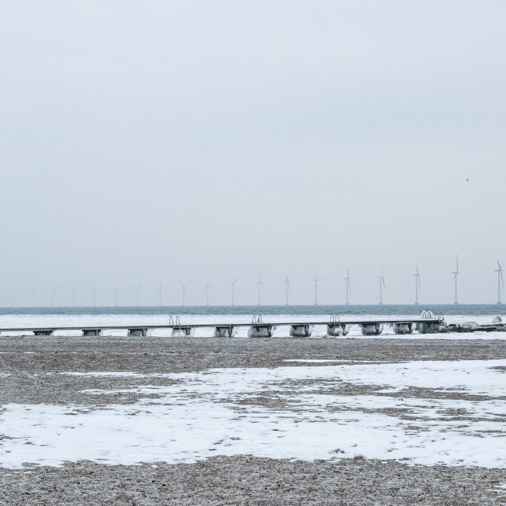 Amager Strand in winter