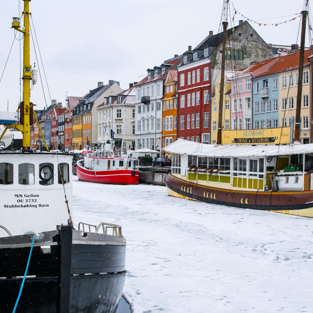 Copenhagen in snow