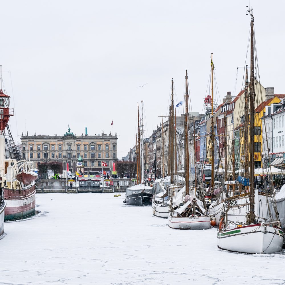 Copenhagen in snow