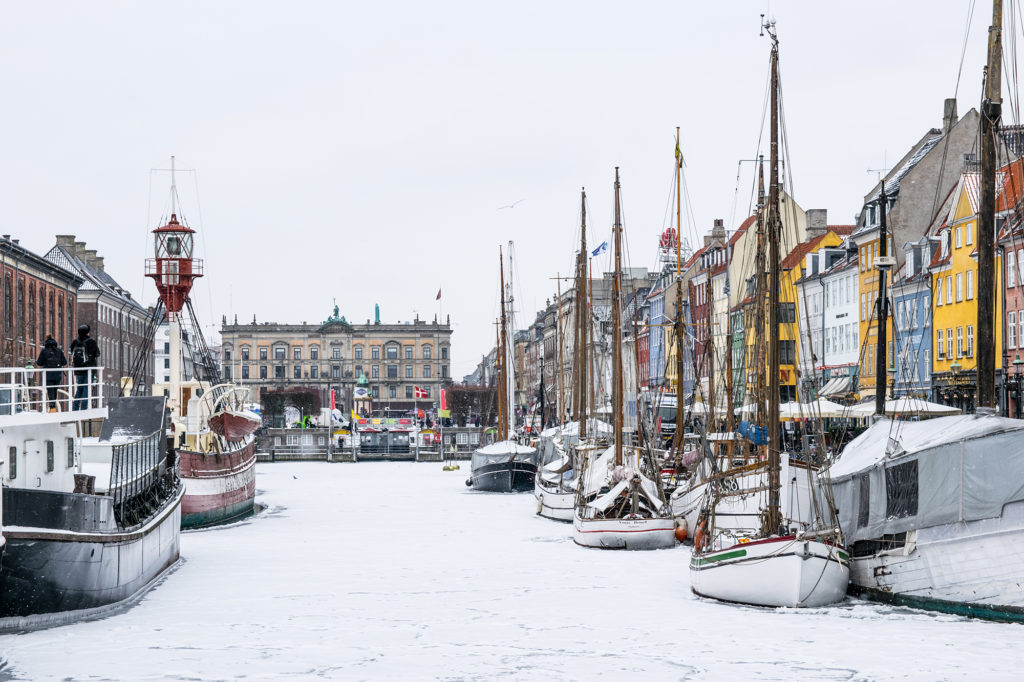 Copenhagen in snow
