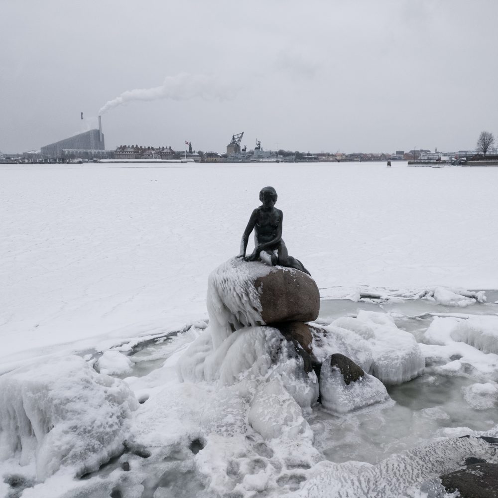 Copenhagen in snow
