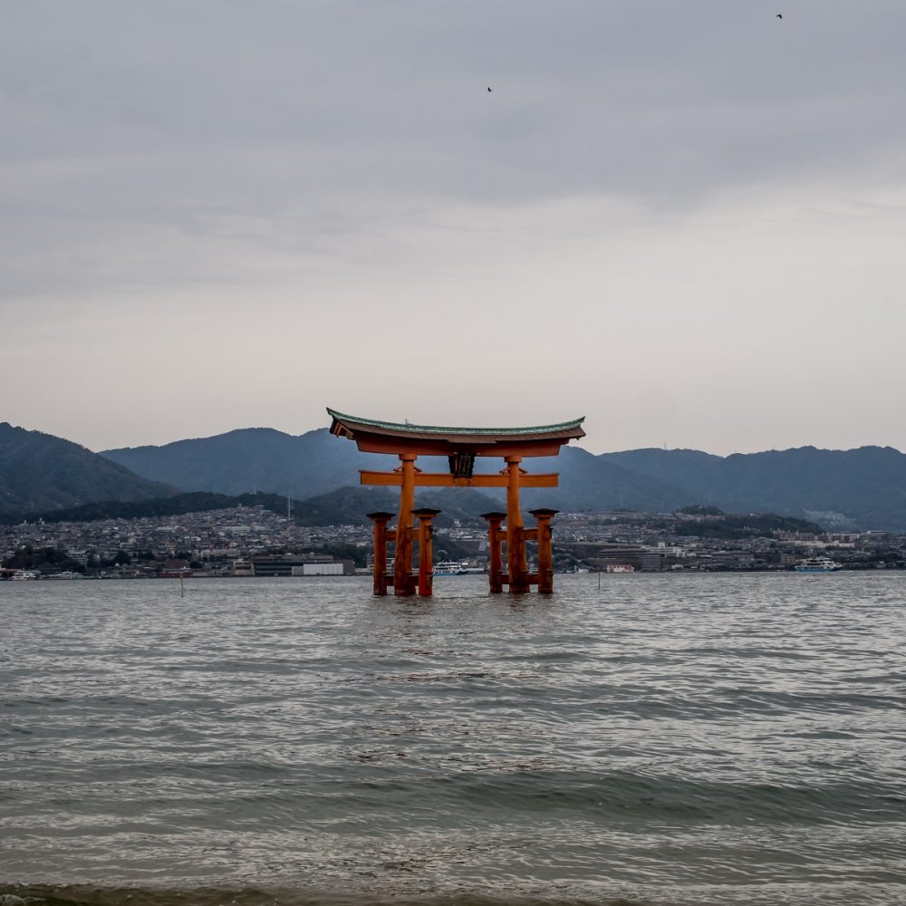 Great Torii Gate during high tide
